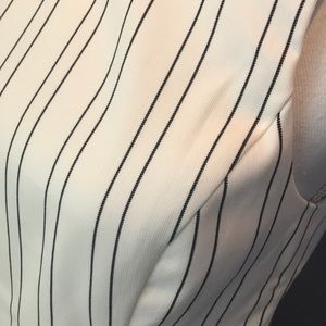 WHBM Jackie stripe bodice tank